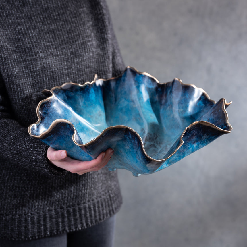 Mike Sluder - "Deep Expanse" Bronze Vessel Day in the Life Gallery
