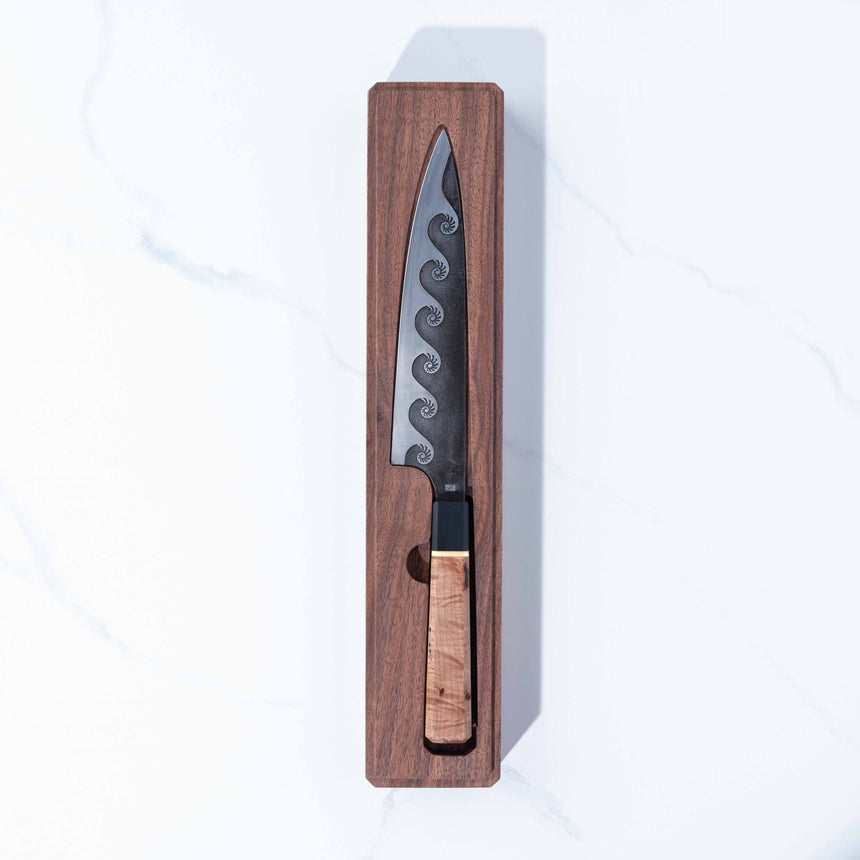 Nat Stien - “Waving Ferns” Wa handle Gyuto Knife Day in the Life Gallery