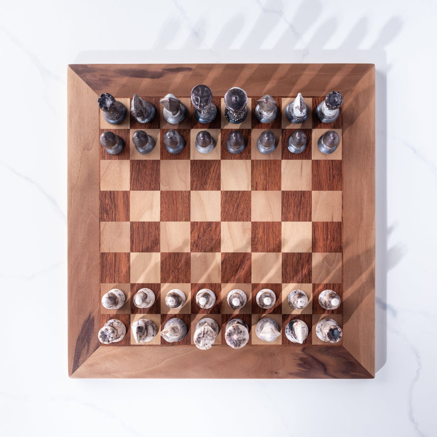 Natalya Seva - Celestial Raku Chess Set Chess Set Day in the Life Gallery