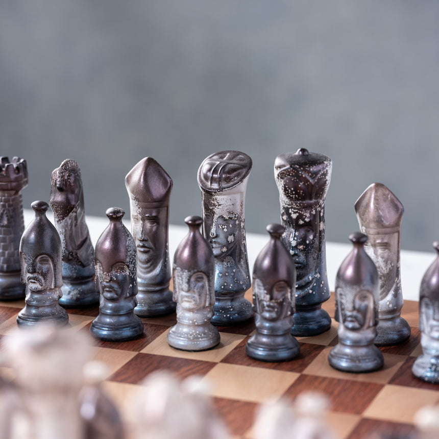 Natalya Seva - Celestial Raku Chess Set Chess Set Day in the Life Gallery