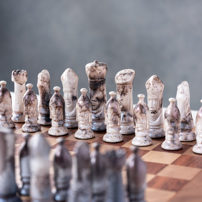 Natalya Seva - Celestial Raku Chess Set Chess Set Day in the Life Gallery