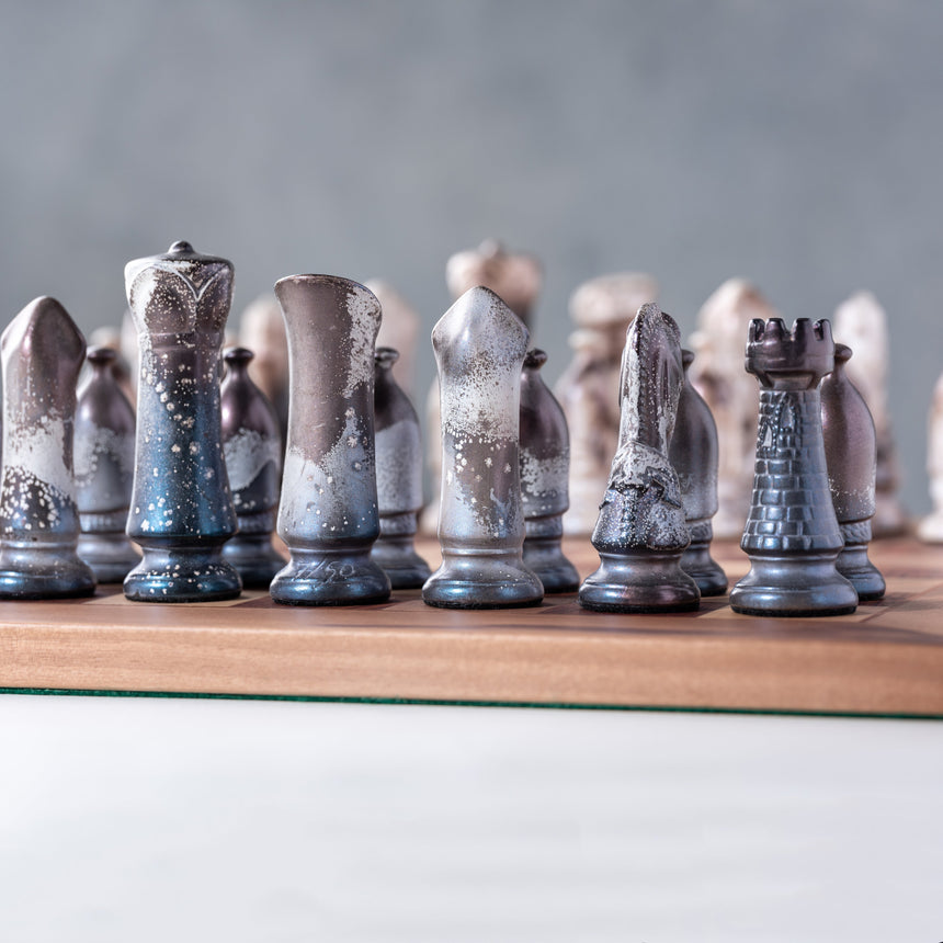 Natalya Seva - Celestial Raku Chess Set Chess Set Day in the Life Gallery