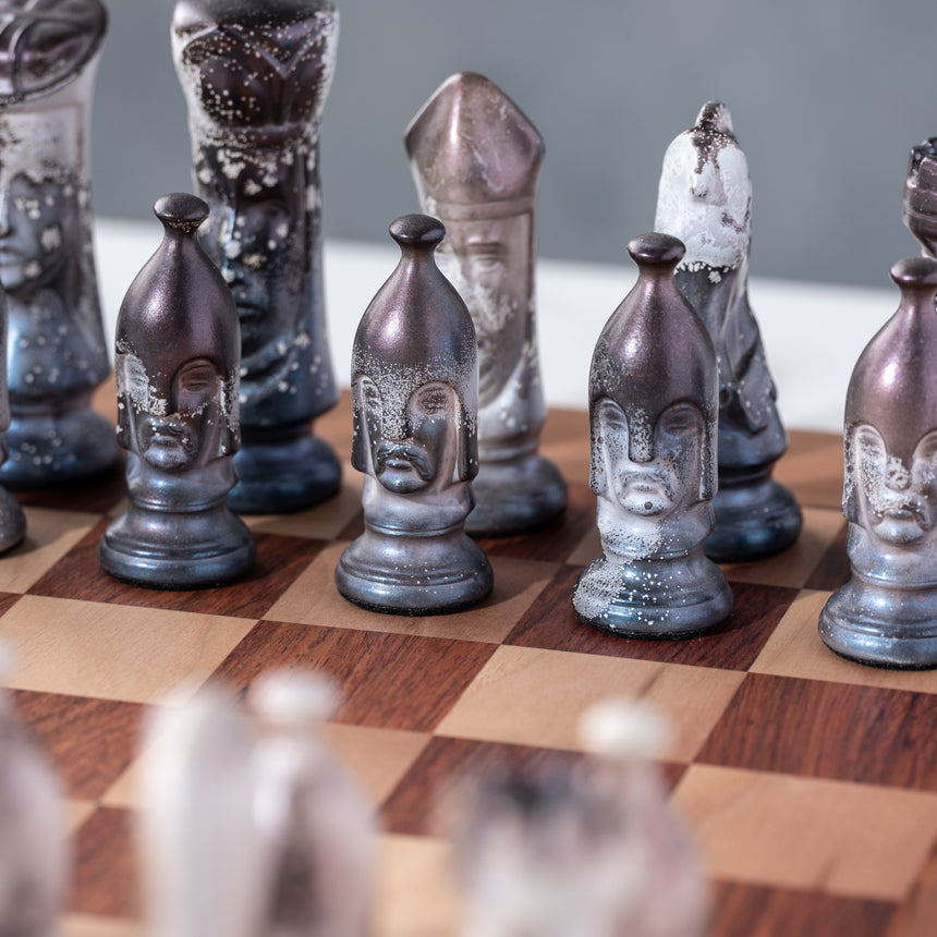 Natalya Seva - Celestial Raku Chess Set Chess Set Day in the Life Gallery