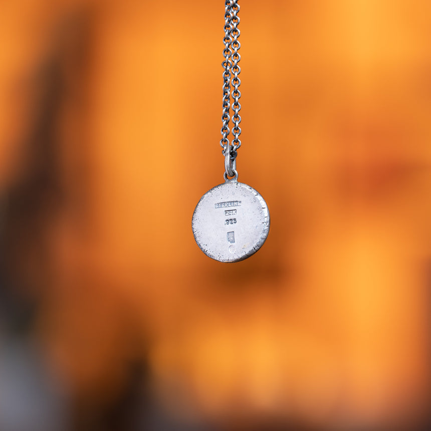 Olithica - Silver and Gold Medusa Pendant Silver Pendant Necklace Day in the Life Gallery