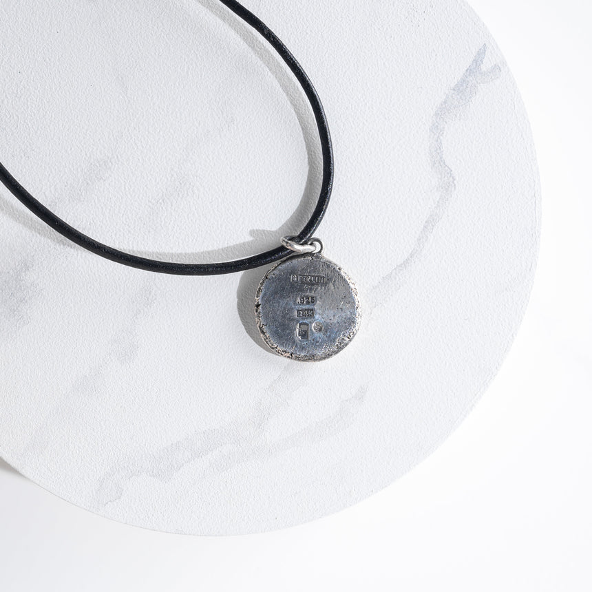 Olithica - Silver and Gold Chronus Pendant Silver Pendant Necklace Day in the Life Gallery