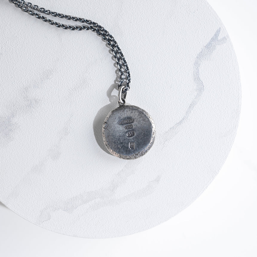 Olithica - Silver and Gold Hercules Pendant #1 Silver Pendant Necklace Day in the Life Gallery