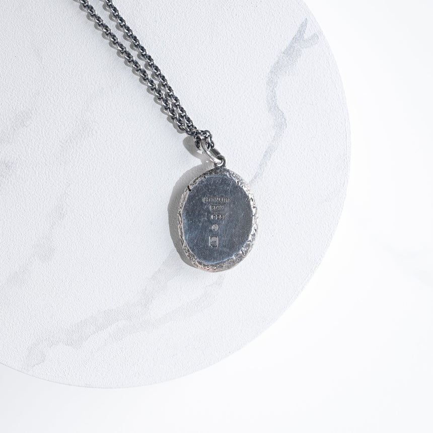 Olithica - Silver and Gold Hercules Pendant #2 Silver Pendant Necklace Day in the Life Gallery