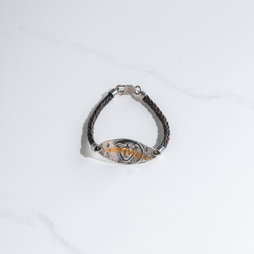 Olithica - Silver and Gold Medusa Bracelet Silver Bracelet Day in the Life Gallery