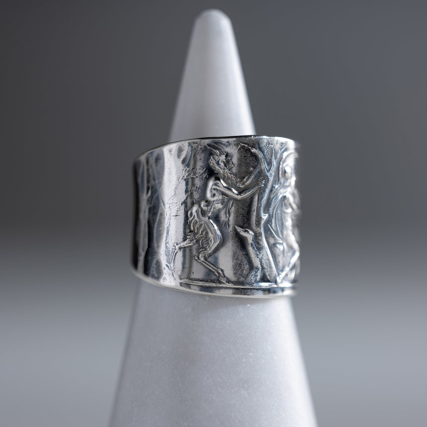 Olithica - Silver Athena Ring Silver Ring Day in the Life Gallery