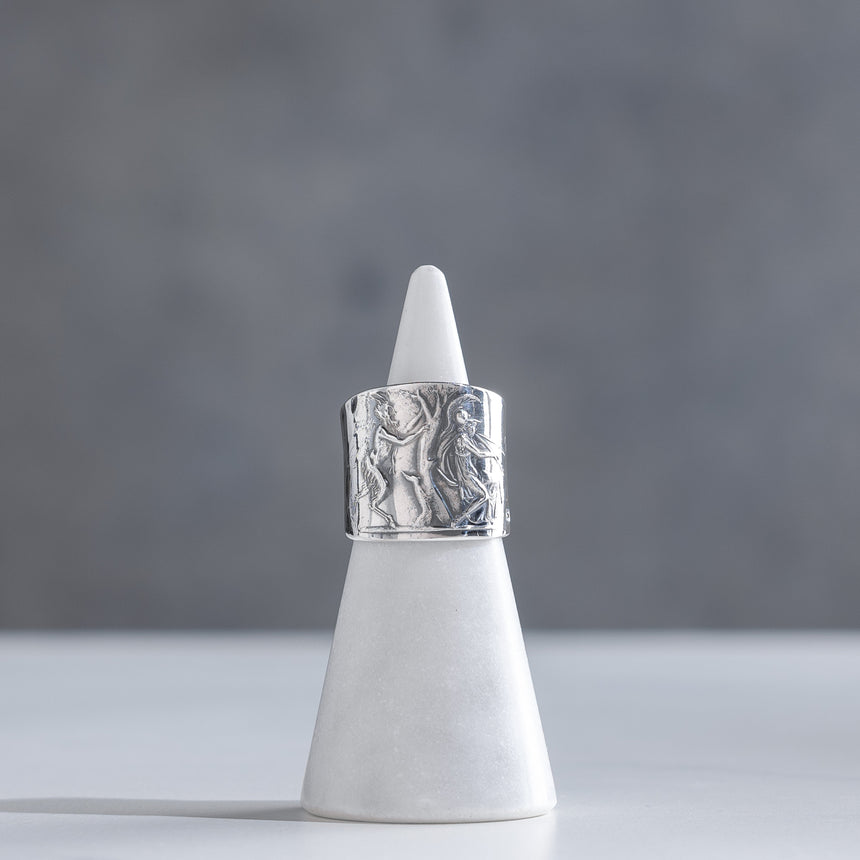 Olithica - Silver Athena Ring Silver Ring Day in the Life Gallery