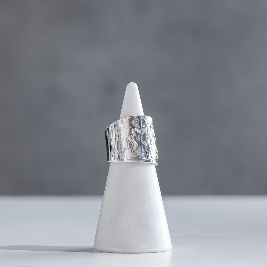 Olithica - Silver Athena Ring Silver Ring Day in the Life Gallery