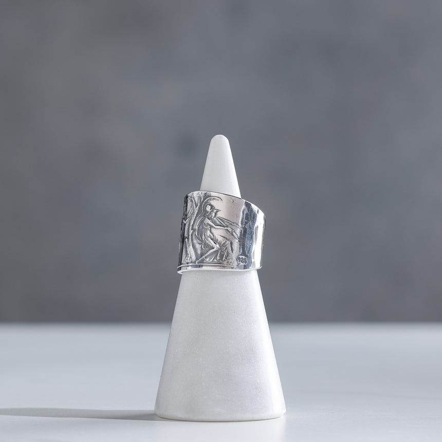 Olithica - Silver Athena Ring Silver Ring Day in the Life Gallery