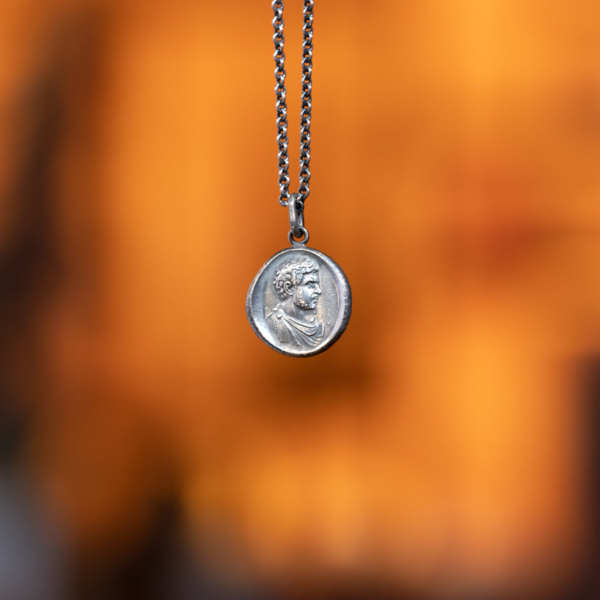 Olithica - Silver Caracalla Pendant Silver Pendant Necklace Day in the Life Gallery 