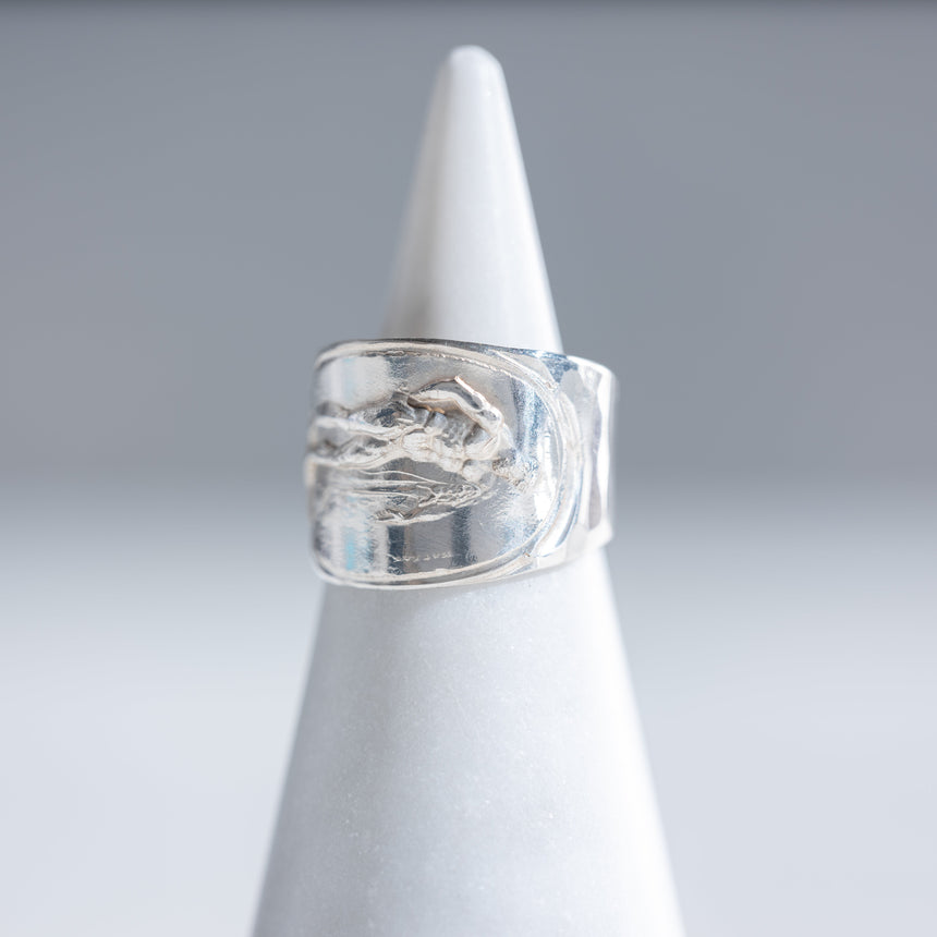 Olithica - Silver Hercules Ring Silver Ring Day in the Life Gallery