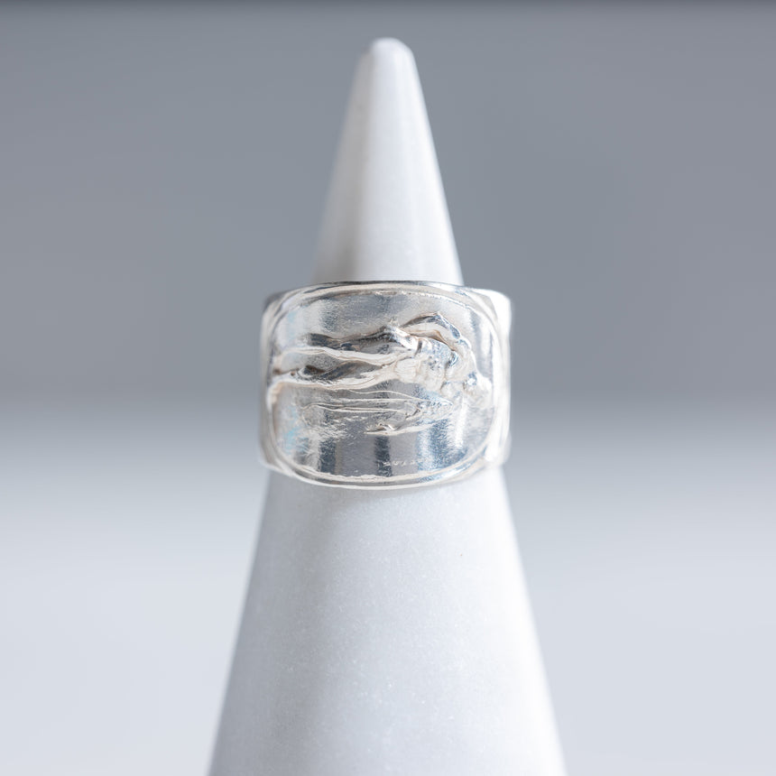 Olithica - Silver Hercules Ring Silver Ring Day in the Life Gallery