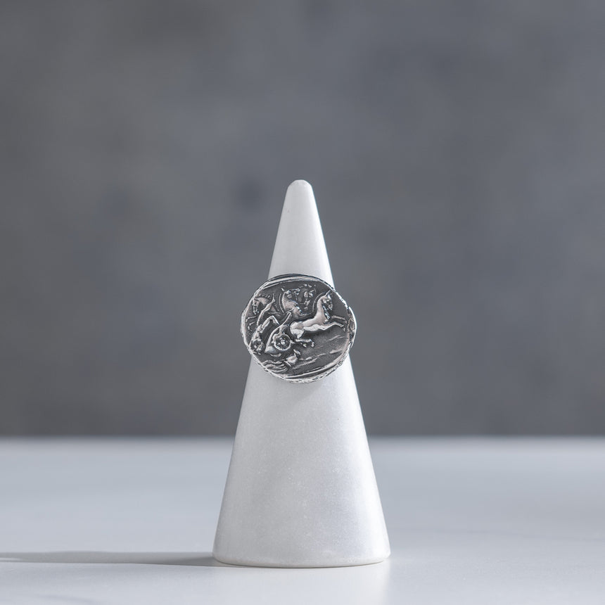 Olithica - Silver Phaethon Ring Silver Ring Day in the Life Gallery