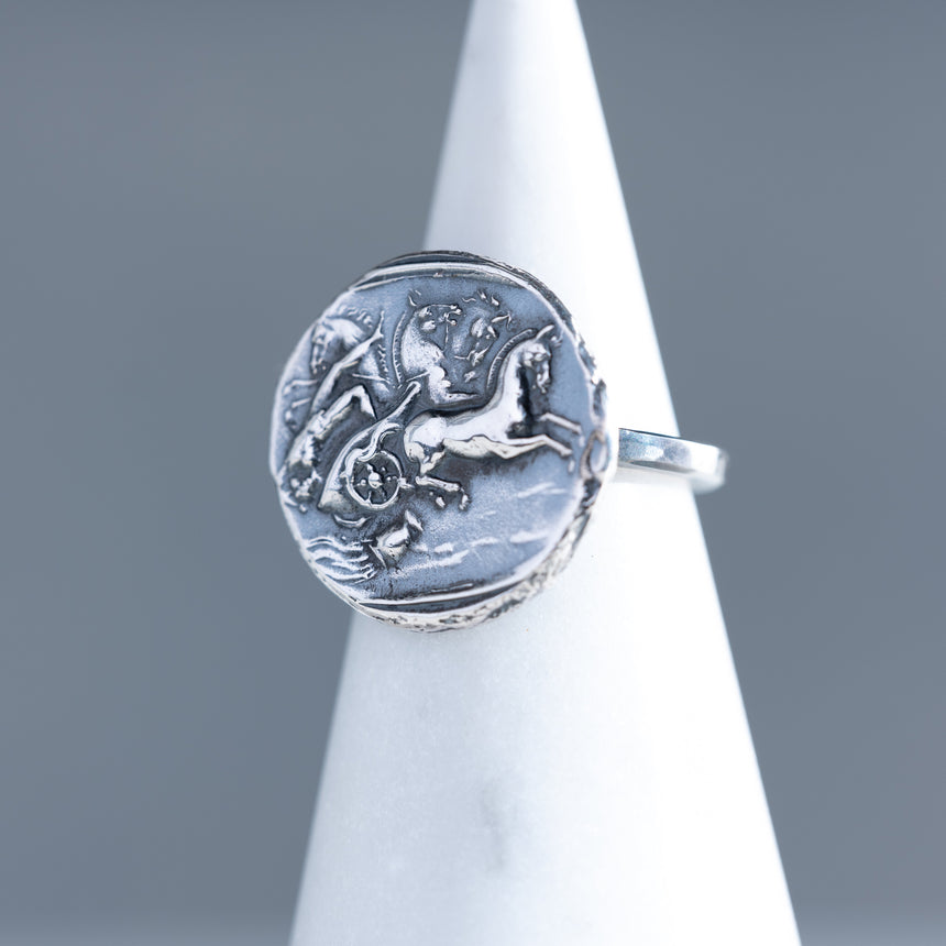 Olithica - Silver Phaethon Ring Silver Ring Day in the Life Gallery