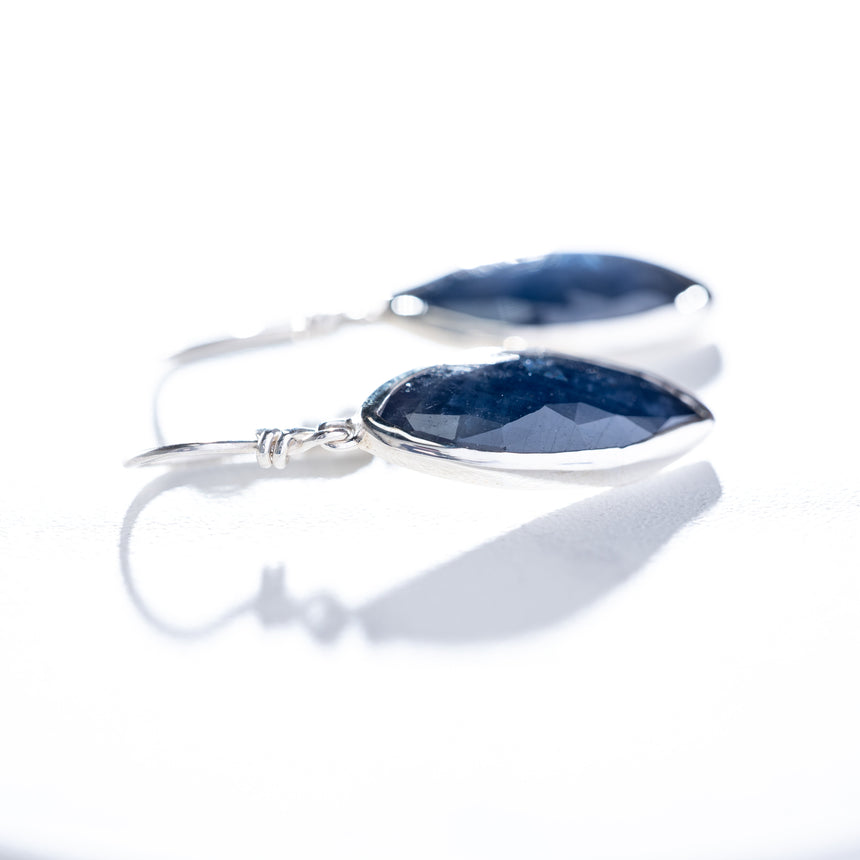 Sara Thompson - Blue Sapphire Earrings Earring Day in the Life Gallery