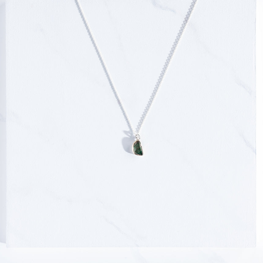 Sara Thompson - Blue/Green Sapphire Necklace Necklace Day in the Life Gallery