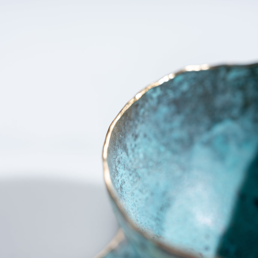 Sara Thompson - Chirality Objects #17, #20 Bronze Vessel Day in the Life Gallery