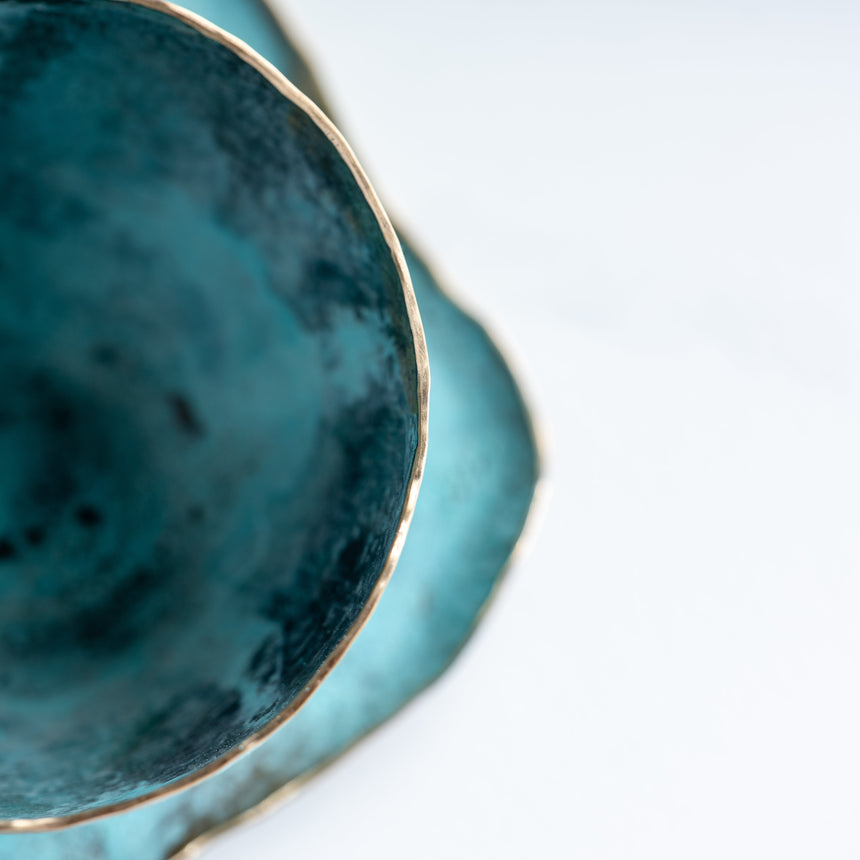 Sara Thompson - Chirality Objects #17, #20 Bronze Vessel Day in the Life Gallery