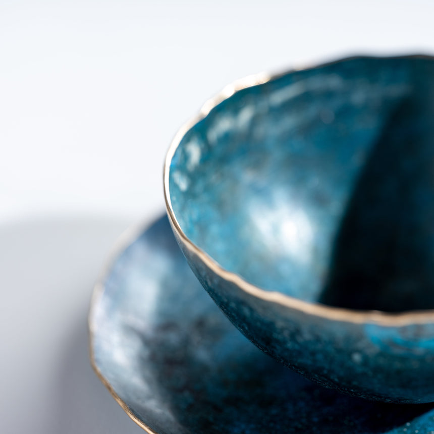 Sara Thompson - Chirality Objects #18, #19 Bronze Vessel Day in the Life Gallery