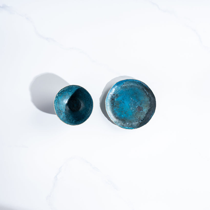Sara Thompson - Chirality Objects #18, #19 Bronze Vessel Day in the Life Gallery