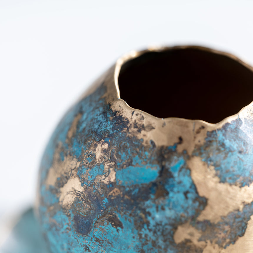 Sara Thompson - Chirality Objects #5, #21 Bronze Vessel Day in the Life Gallery