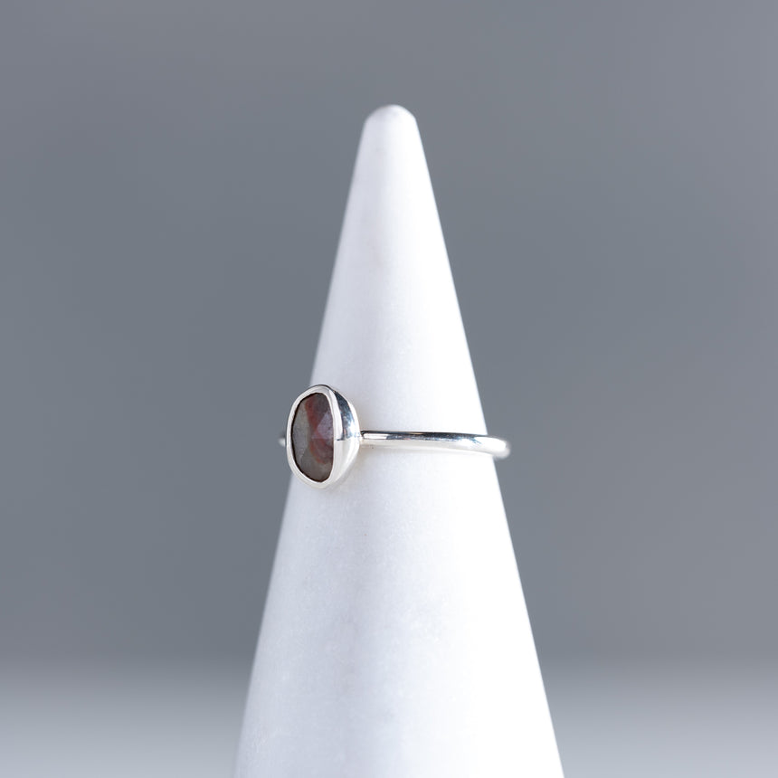 Sara Thompson - Earthtone Sapphire Ring Ring Day in the Life Gallery and Design Studio