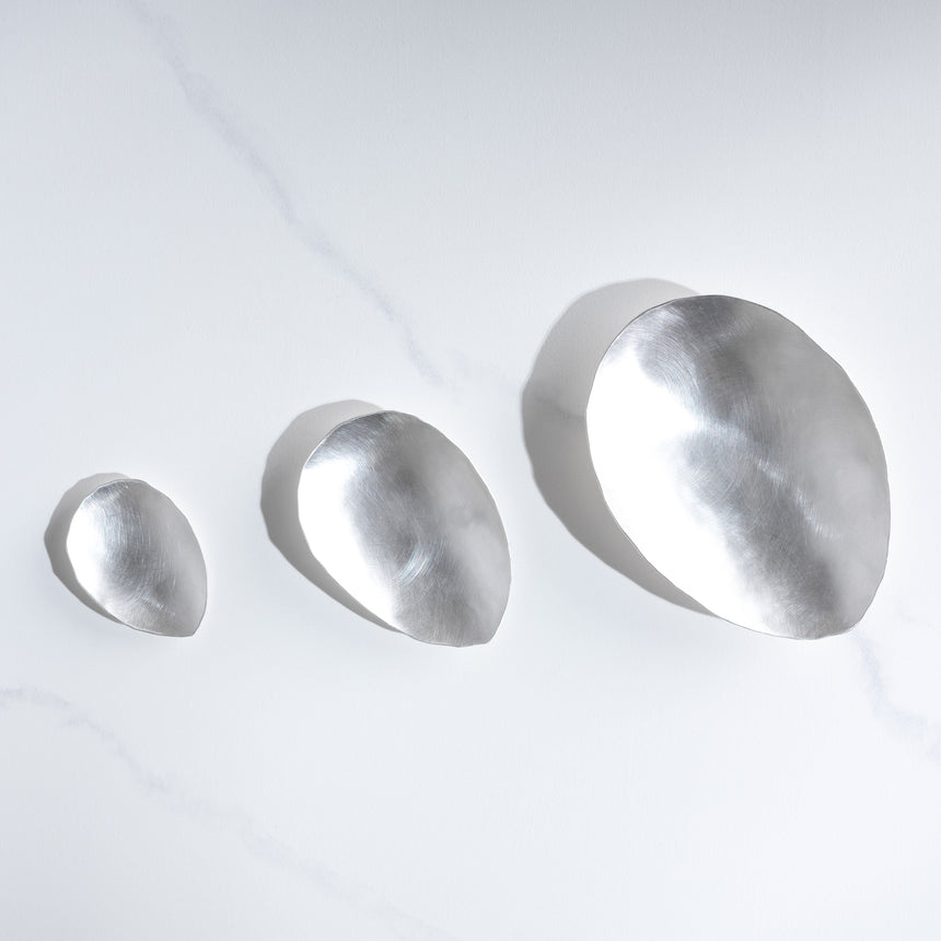 Sara Thompson - Golden Spiral Shallow Nesting Set Silver Bowl Day in the Life Gallery