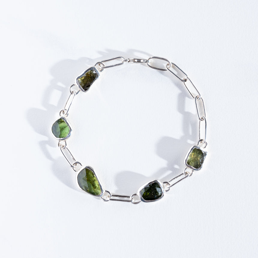 Sara Thompson - Green Tourmaline Bracelet Bracelet Day in the Life Gallery 