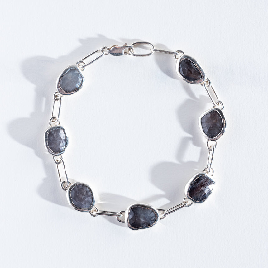 Sara Thompson - Grey Sapphire Bracelet Bracelet Day in the Life Gallery 