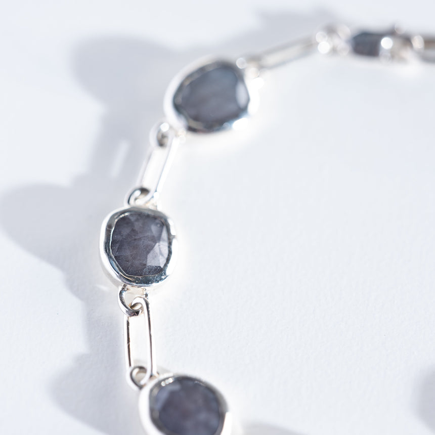 Sara Thompson - Grey Sapphire Bracelet Bracelet Day in the Life Gallery
