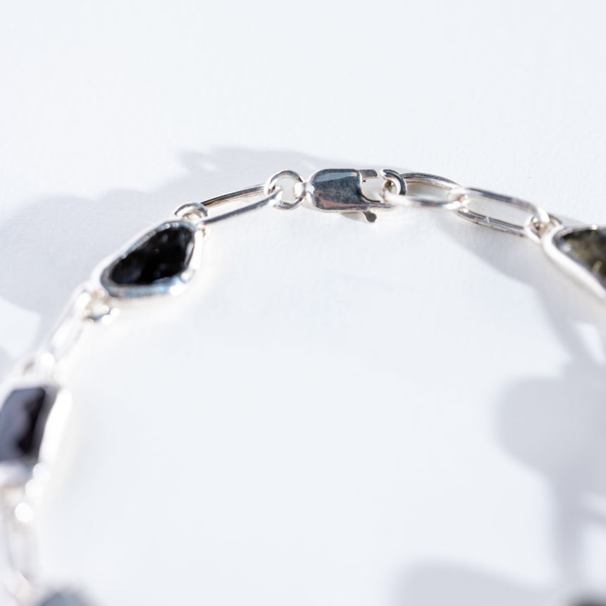 Sara Thompson - Grey Tourmaline Bracelet Bracelet Day in the Life Gallery