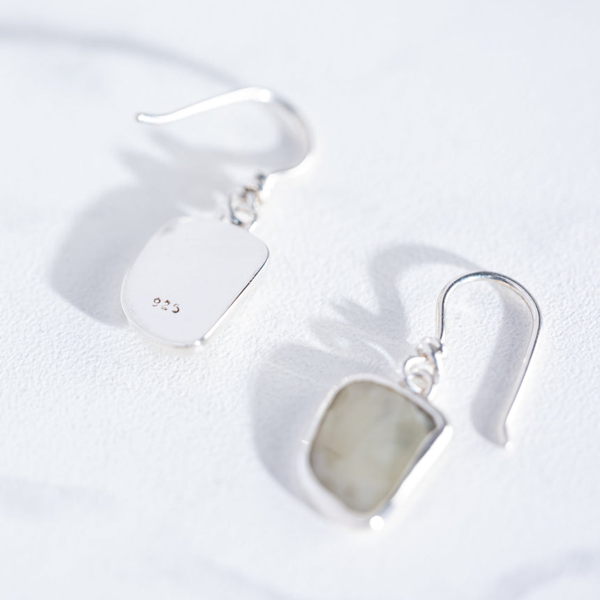 Sara Thompson - Pale Yellow Sapphire Earrings Earring Day in the Life Gallery
