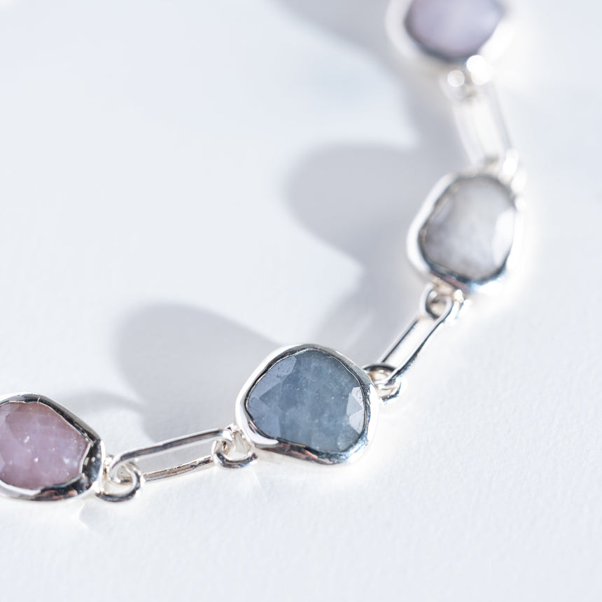 Sara Thompson - Pastel Sapphire Bracelet Bracelet Day in the Life Gallery