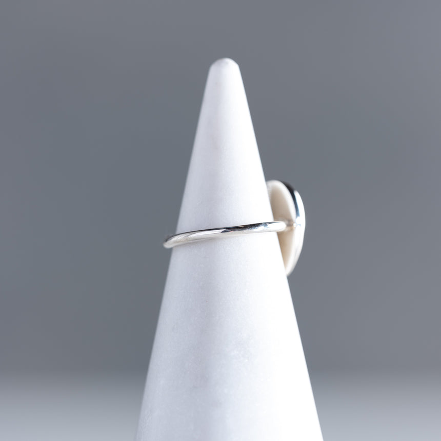 Sara Thompson - Peach Sapphire Ring Ring Day in the Life Gallery and Design Studio