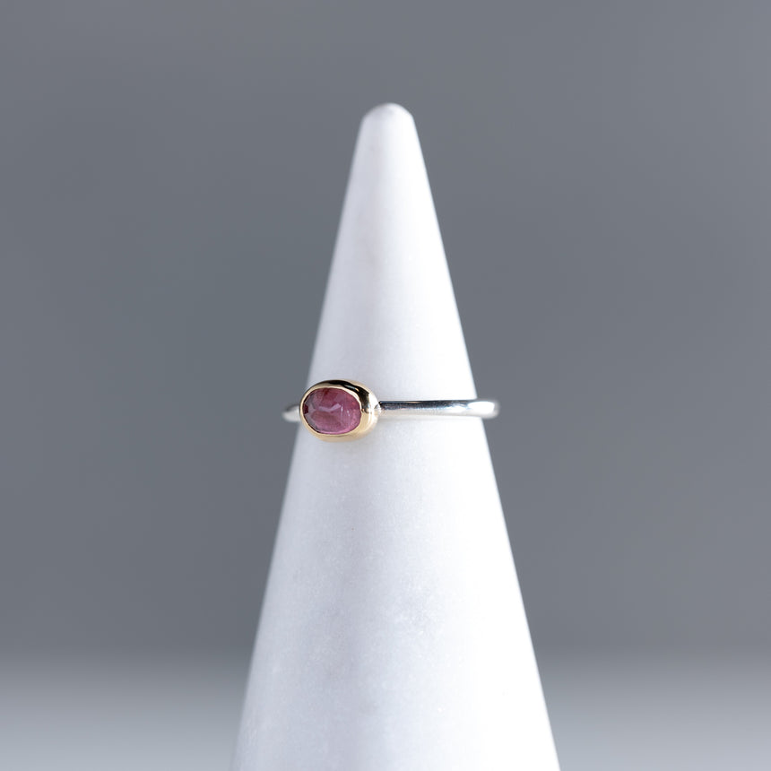 Sara Thompson - Pink Sapphire Ring Ring Day in the Life Gallery and Design Studio