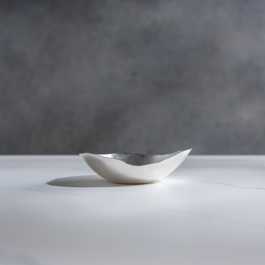 Sara Thompson - Shallow Silver Dish Silver Bowl Day in the Life Gallery