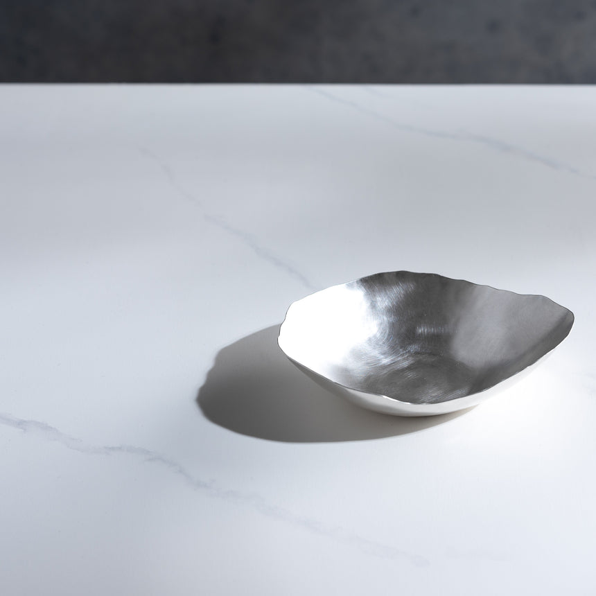 Sara Thompson - Shallow Silver Dish Silver Bowl Day in the Life Gallery