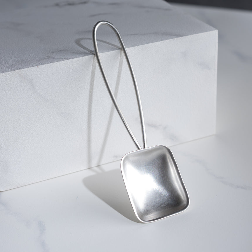 Sara Thompson - Silver Rectangular Serving Spoon Silver Spoon Day in the Life Gallery