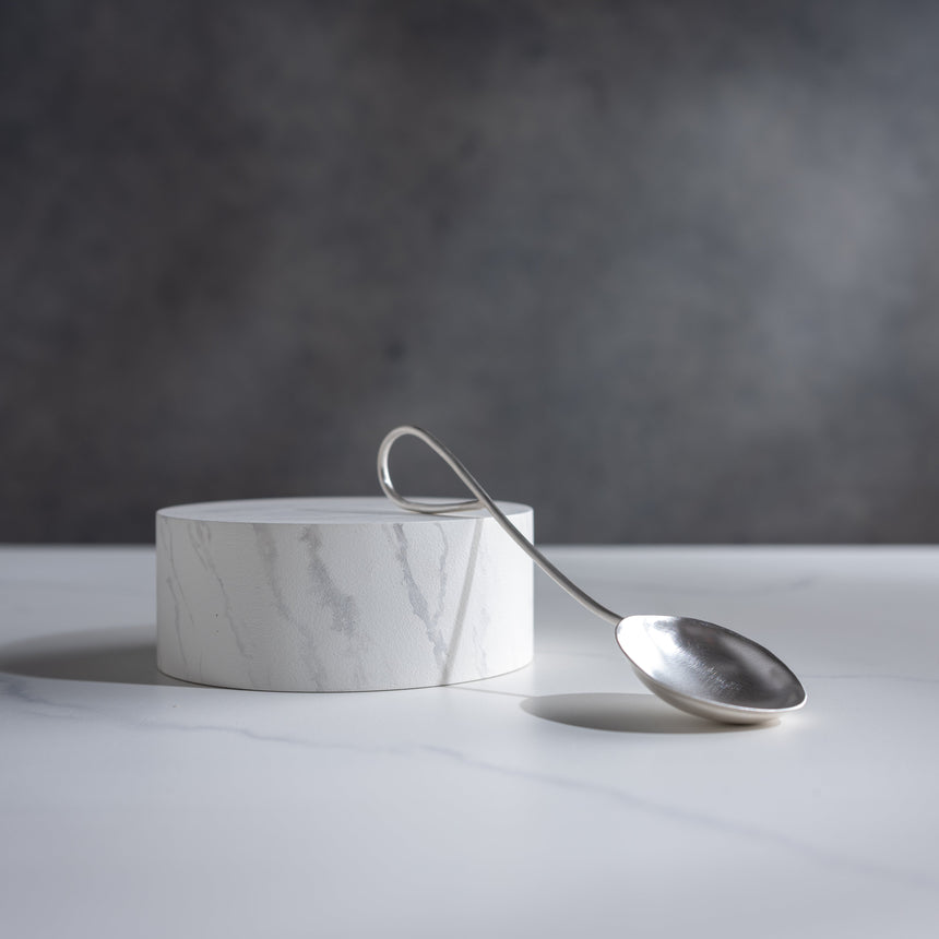 Sara Thompson - Silver Serving Spoon (Half-Looped Handle) #1 Silver Spoon Day in the Life Gallery