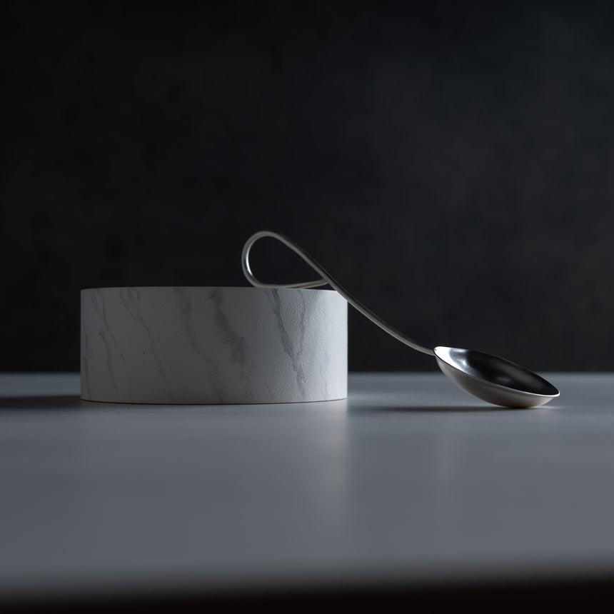 Sara Thompson - Silver Serving Spoon (Half-Looped Handle) #1 Silver Spoon Day in the Life Gallery