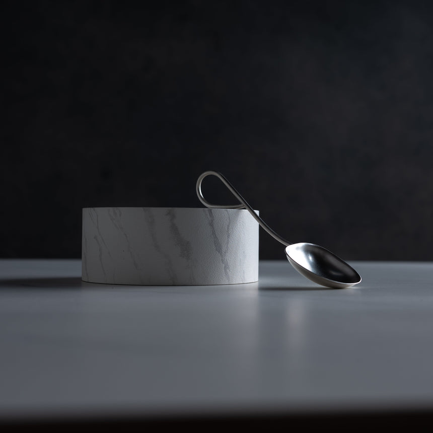 Sara Thompson - Silver Serving Spoon (Half-Looped Handle) #2 Silver Spoon Day in the Life Gallery