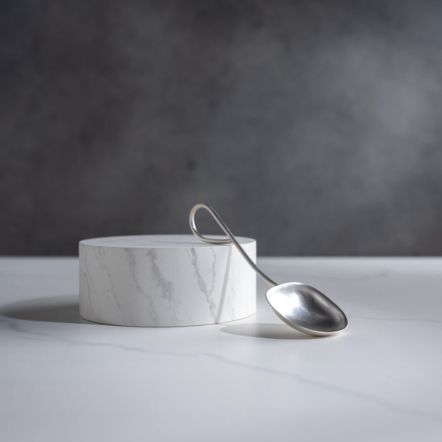 Sara Thompson - Silver Serving Spoon (Half-Looped Handle) #2 Silver Spoon Day in the Life Gallery