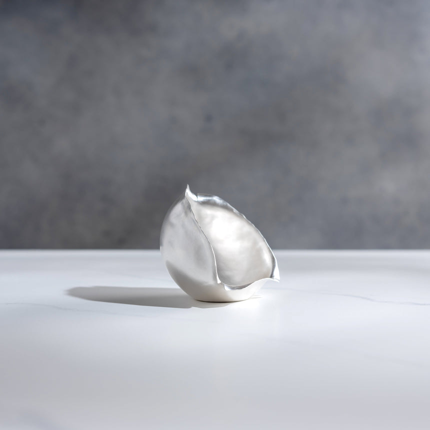 Sara Thompson - Silver "Torn" Vessel #1 Silver Bowl Day in the Life Gallery