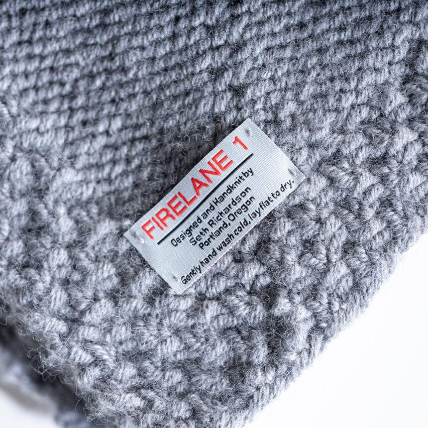 Seth Richardson - "FireLane 1" Hand-Knit Blanket Blanket Day in the Life Gallery