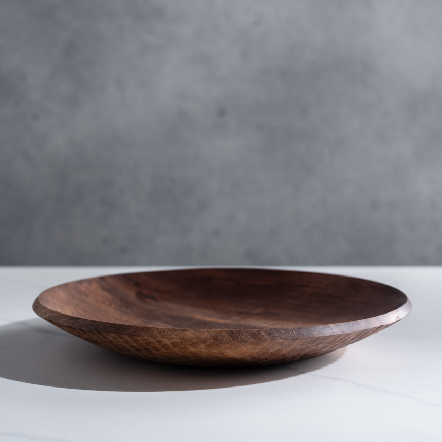 Sterling Collins - Black Walnut Platter Wood Bowl Day in the Life Gallery