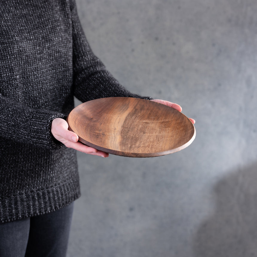 Sterling Collins - Black Walnut Platter Wood Bowl Day in the Life Gallery