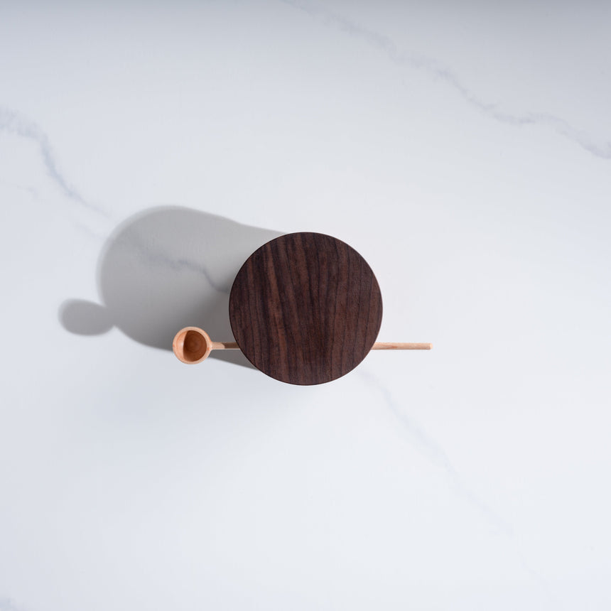 Sterling Collins - Salt Cellar with Spoon Wood Bowl Day in the Life Gallery